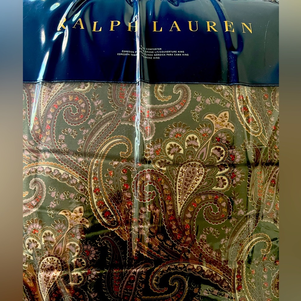 Ralph Lauren heritage, king Comforter